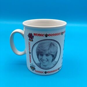 Vintage 1981 Prince Charles & Lady Diana Royal Wedding Mug Kiln Craft England